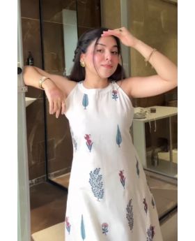 Handcrafted Block Print Kurti & Plazo Set