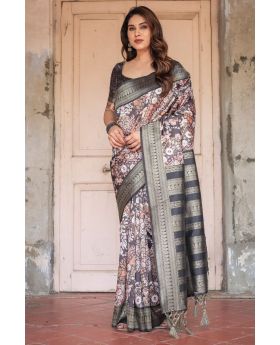 Banarasi Zari Weaving Banarasi Silk Saree